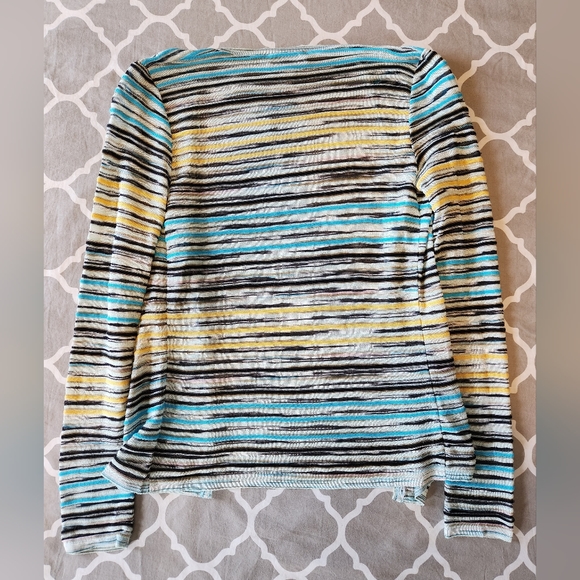 *Missoni Striped Lightweight Button Up Cardigan - Women's Small - Picture 8 of 10